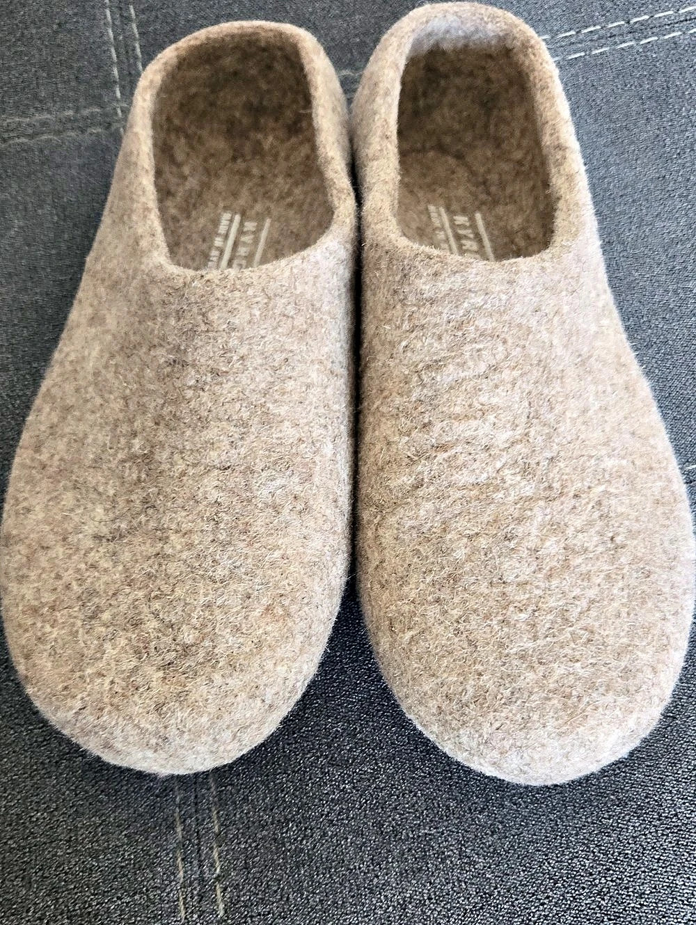 Kyrgies Indoor Wool Slides Brown EU 40
